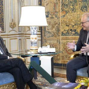 Palazzo del Quirinale, 11/09/2023 - Il Presidente Sergio Mattarella nel corso dell'incontro con Nicola Zaccheo, Presidente dell’Autorità di Regolazione dei Trasporti e i componenti il Consiglio